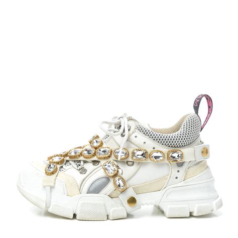 gucci sega sneakers buy|Gucci flashtrek with crystals white.